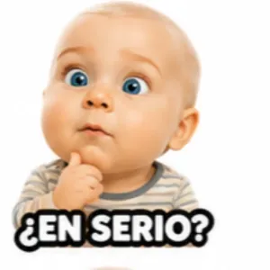 ¿EN SERIO? - getsticker.com
