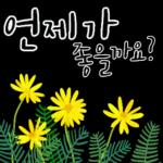 다정한 꽃편지 인사