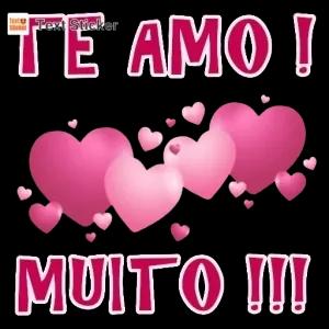 TE AMO ! MUITO !!! - getsticker.com