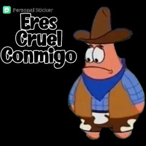 Eres Cruel Conmigo - getsticker.com