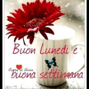 Buon Lunedì e buona settimana Cuore di Anna - getsticker.com