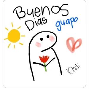 Buenos Dias guapo - getsticker.com
