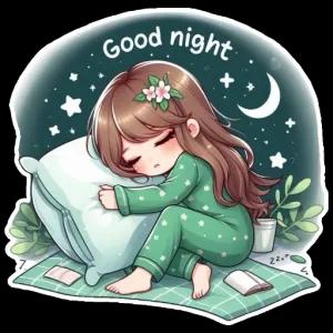 Good night - getsticker.com