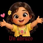 Pegatinas de niña