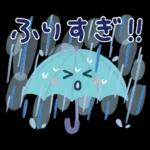 気遣い♡やさしい夏天気スタンプ