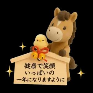 健康で笑顔いっぱいの一年になりますように - getsticker.com