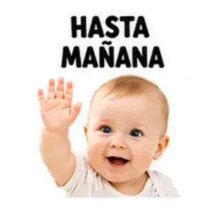 HASTA MAÑANA - getsticker.com