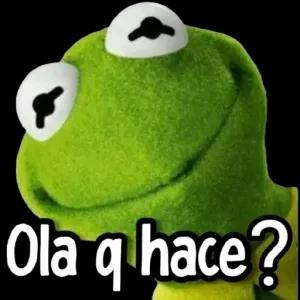 Ola q hace? - getsticker.com