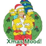 The Simpsons celebrate Christmas