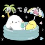ゆるふわ♡夏のシマエナガさん