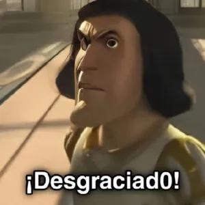 ¡Desgraciado! - getsticker.com