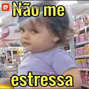 Não me estressa - getsticker.com