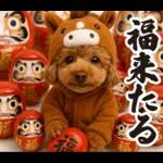 ウマの着ぐるみトイプードル【午年/2026】