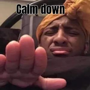 Calm down - getsticker.com