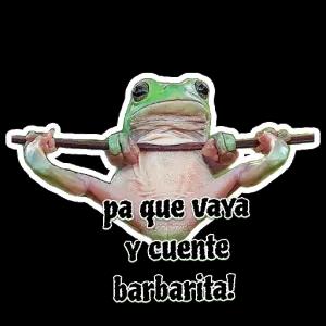 pa que vaya y cuente barbarita! - getsticker.com