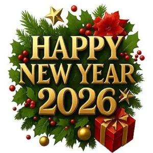 HAPPY NEW YEAR 2026 - getsticker.com