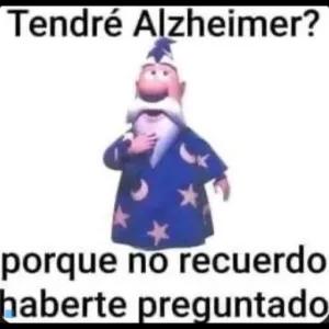 Tendré Alzheimer? porque no recuerdo haberte preguntado - getsticker.com