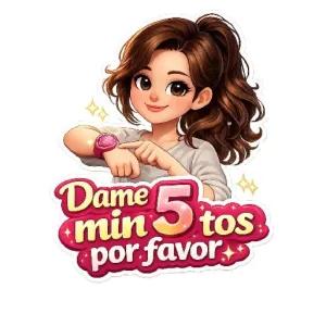 Dame 5 min por favor - getsticker.com