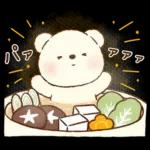 冬のもこもこくまさん(お正月とクリスマス)