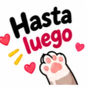 Hasta luego - getsticker.com
