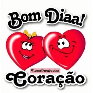 Bom Diaa! Coração - getsticker.com