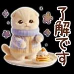 冬の猫のスコティッシュ【よく使う言葉】