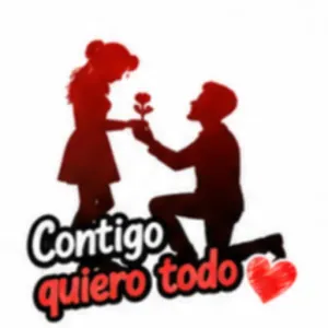 Contigo quiero todo - getsticker.com