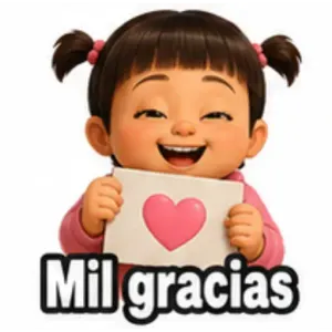 Mil gracias - getsticker.com