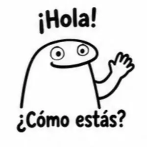 ¡Hola! ¿Cómo estás? - getsticker.com