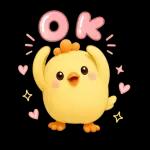 まるっとかわいいひよこのほっこり日常スタンプ