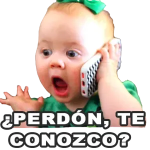 ¿PERDÓN, TE CONOZCO? - getsticker.com