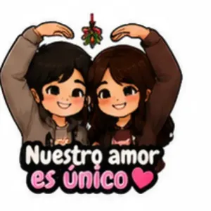 Nuestro amor es único - getsticker.com