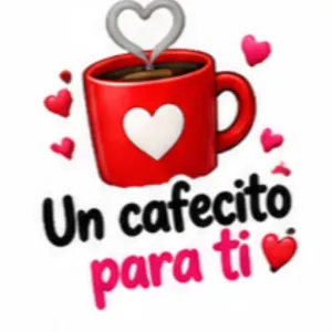 Un cafecito para ti - getsticker.com