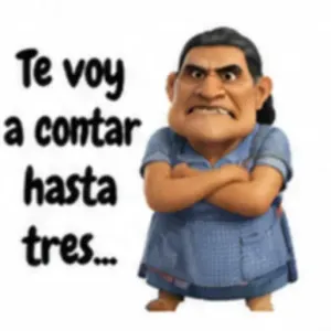 Te voy a contar hasta tress... - getsticker.com