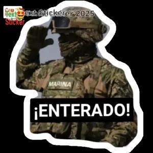 ¡ENTERADO! - getsticker.com