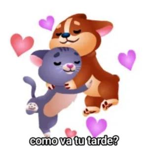 como va tu tarde? - getsticker.com