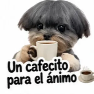 Un cafecito para el ánimo - getsticker.com