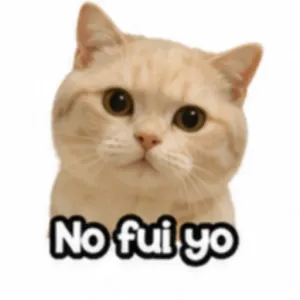 No fui yo - getsticker.com