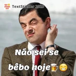 Não sei se bebo hoje - getsticker.com