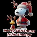 Snoopy Christmas Stickers