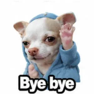 Bye bye - getsticker.com