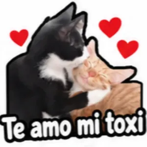 Te amo mi toxi - getsticker.com