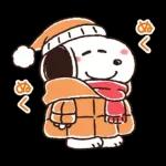普段使いにも！冬のゆるカワ♪スヌーピー