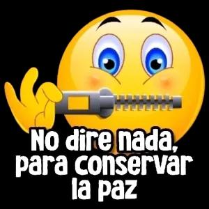 No dire nada, para conservar la paz - getsticker.com