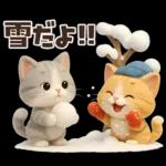 ずっと使える秋冬♡ほっこり猫たちの日常