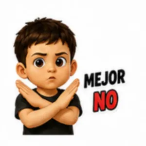 MEJOR NO - getsticker.com