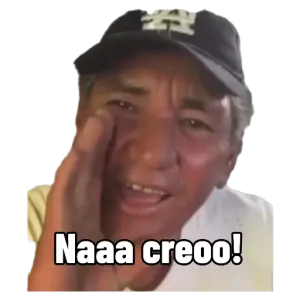 Naaa creeo! - getsticker.com