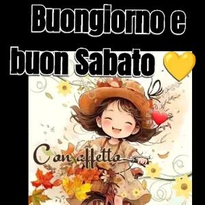 Buongiorno e buon Sabato Can affetta - getsticker.com