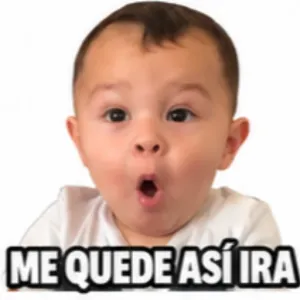 ME QUEDE ASÍ IRA - getsticker.com