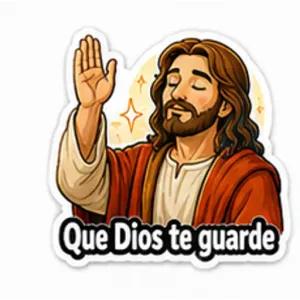Que Dios te guarde - getsticker.com